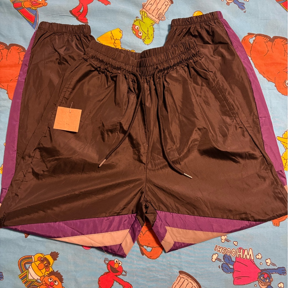 Sporto Black Athletic Shorts